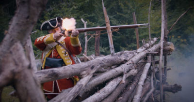 35th regiment firing musket